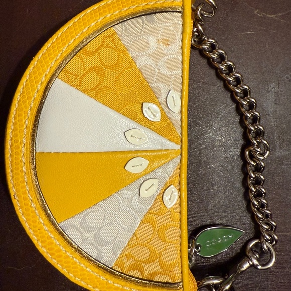 Coach Limited Edition Lemon Coin Purse - Picture 2 of 3
